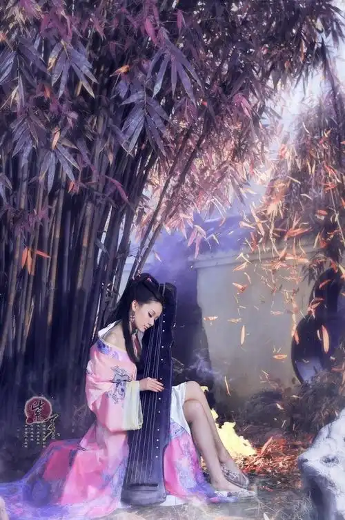 古装人物素材  照片名称:醉荷11 所属相册:古装人物素材 照片名称