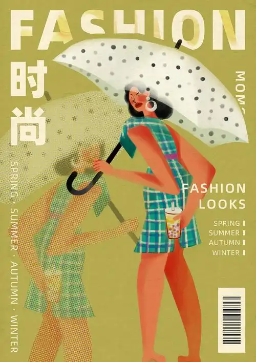 杂志封面系列|插画|商业插画|momoco_ - 原创作品 - 站酷 (zcool)