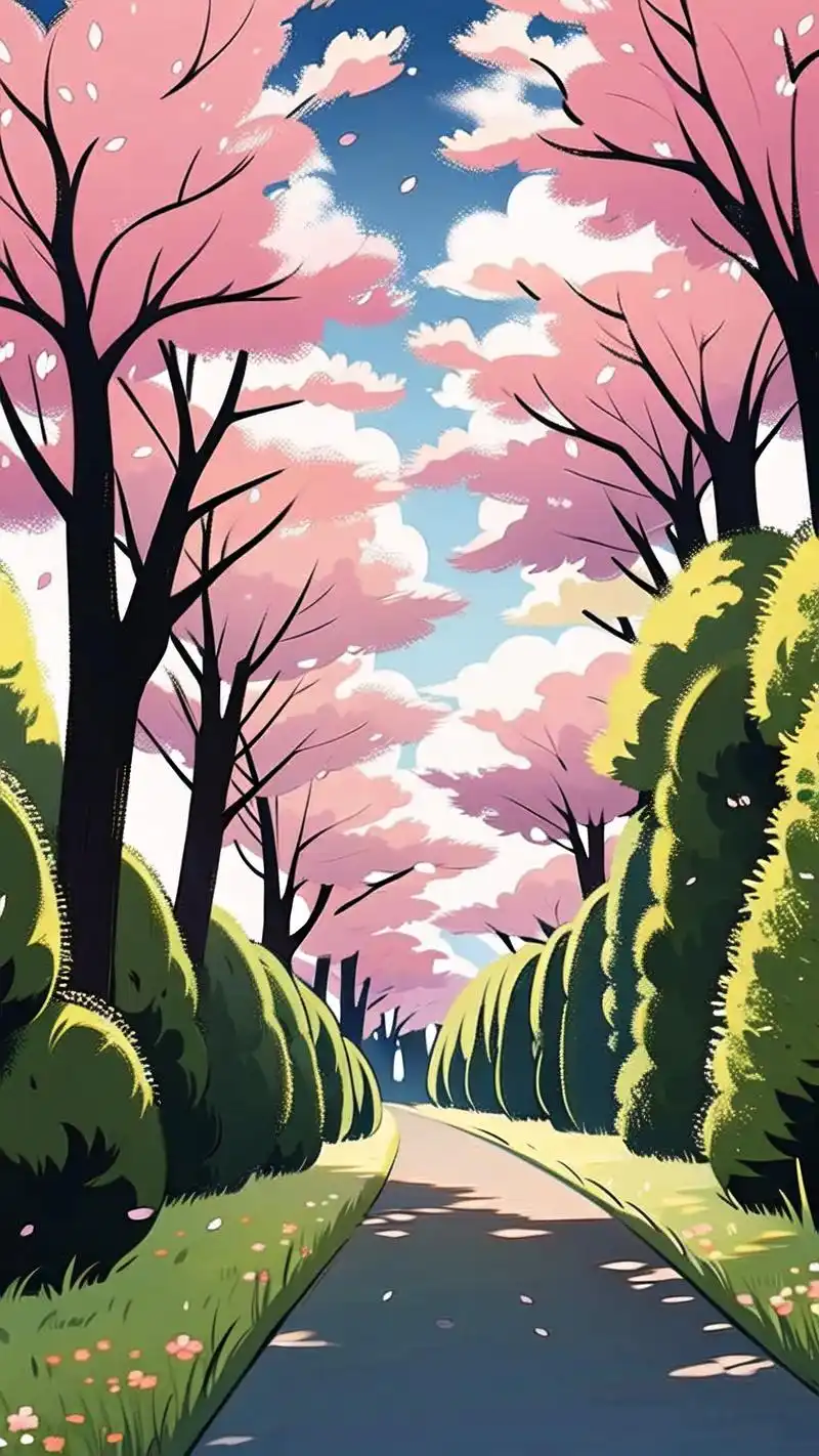 94日本动漫樱花壁纸精选94 亲们～想要寻找充满日本动漫风情的