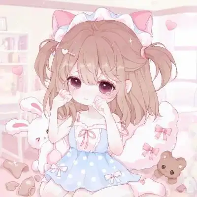 漫画小女孩图片可爱呆萌头像