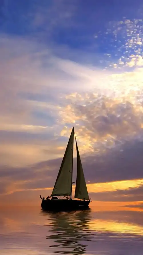 实际大小 最佳查看          裁切原图 相关标签 夕阳帆船大海