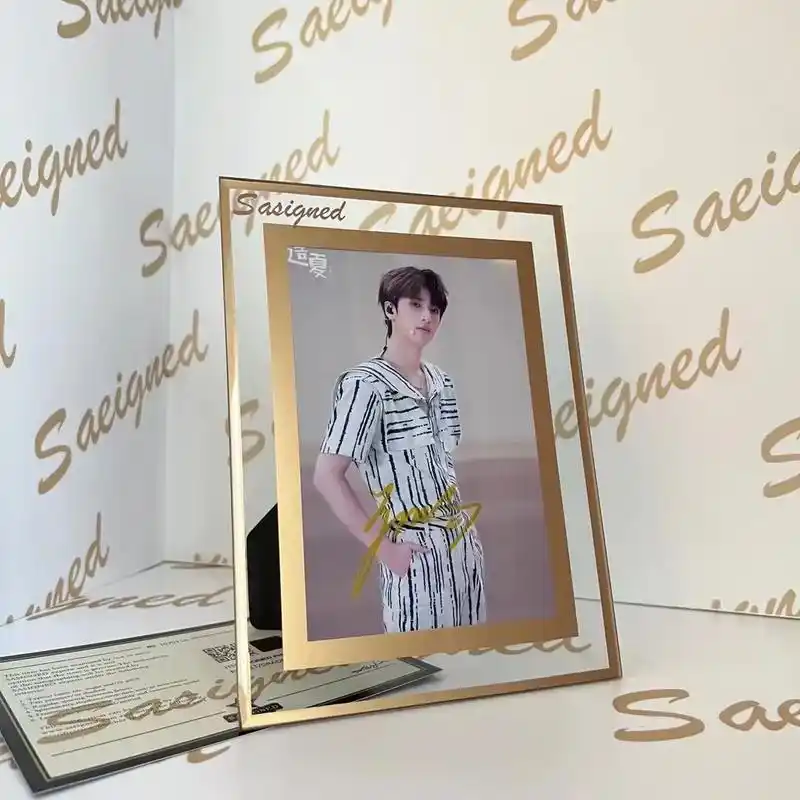 sa签名时代少年团严浩翔亲笔签名认证证书.sa签名 时代少年 - 抖音