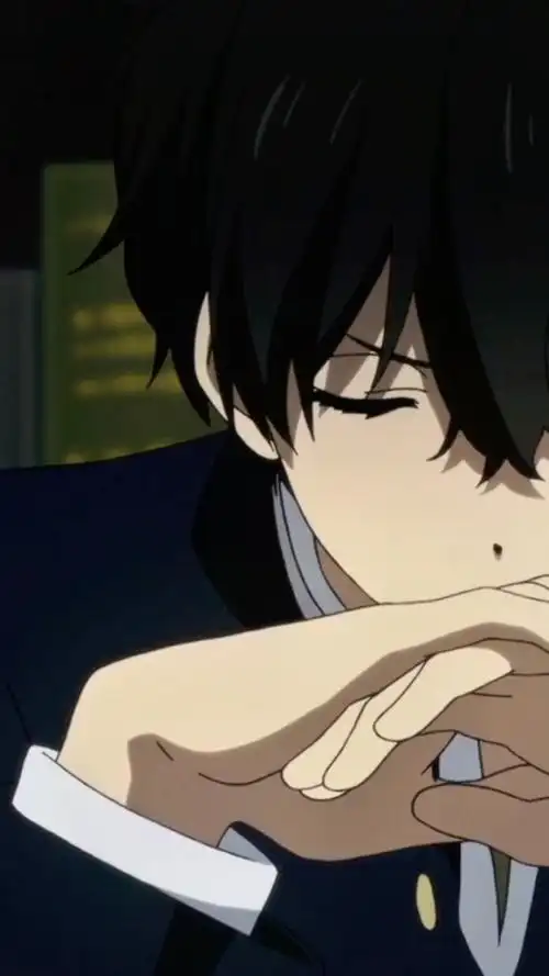 "我差不多该厌倦灰色了"—折木奉太郎