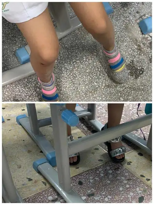 今天有体育课哦,为什么我们穿上了小凉鞋呢?