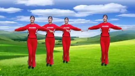 陕北民歌广场舞《恋恋黄土地》浓浓的思乡之情舞曲抒情优美mp4视频和