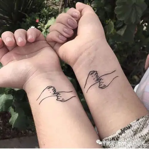 合二为一此生不悔-情侣纹身