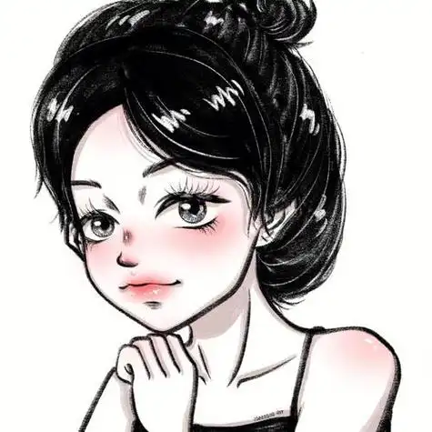 可惜我不会扎丸子头手绘头像头像约稿