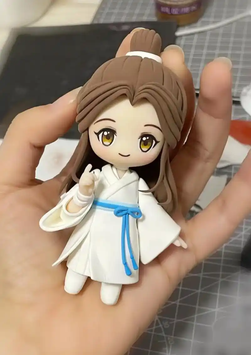 超轻粘土手办作品是阔耐的怜怜呀