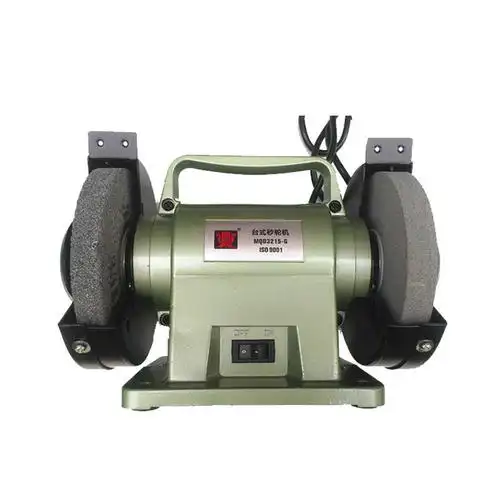 金鼎小型砂轮机微型家用多功能6寸电动磨刀机台式抛光机小砂轮机_7折