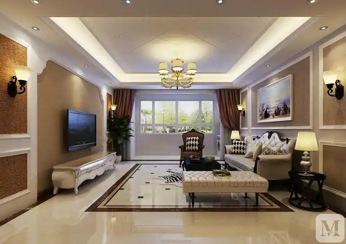 本案设计作品为济南北大时代140平米装修设计效果图案例赏析,由主任级