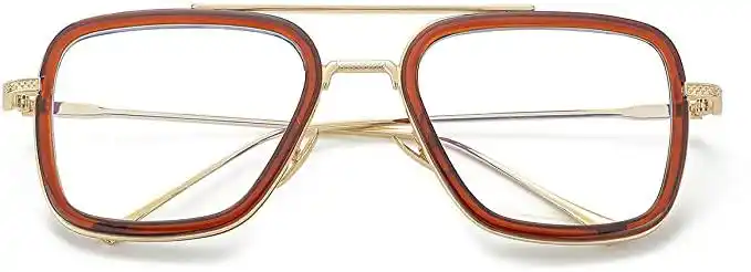 tony stark style 男士女士蓝光阻挡眼镜,钢铁侠和蜘蛛侠电脑游戏眼镜