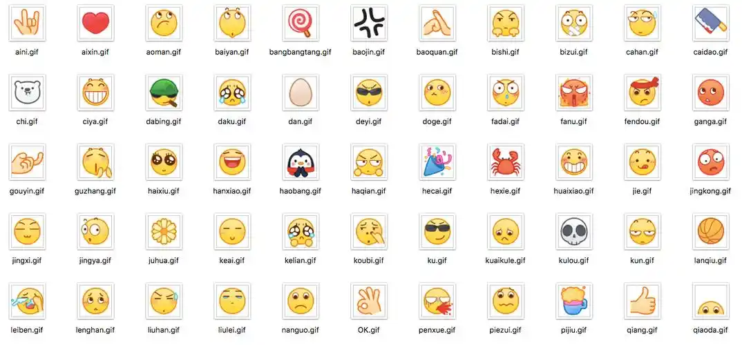 新版qq默认表情包分享