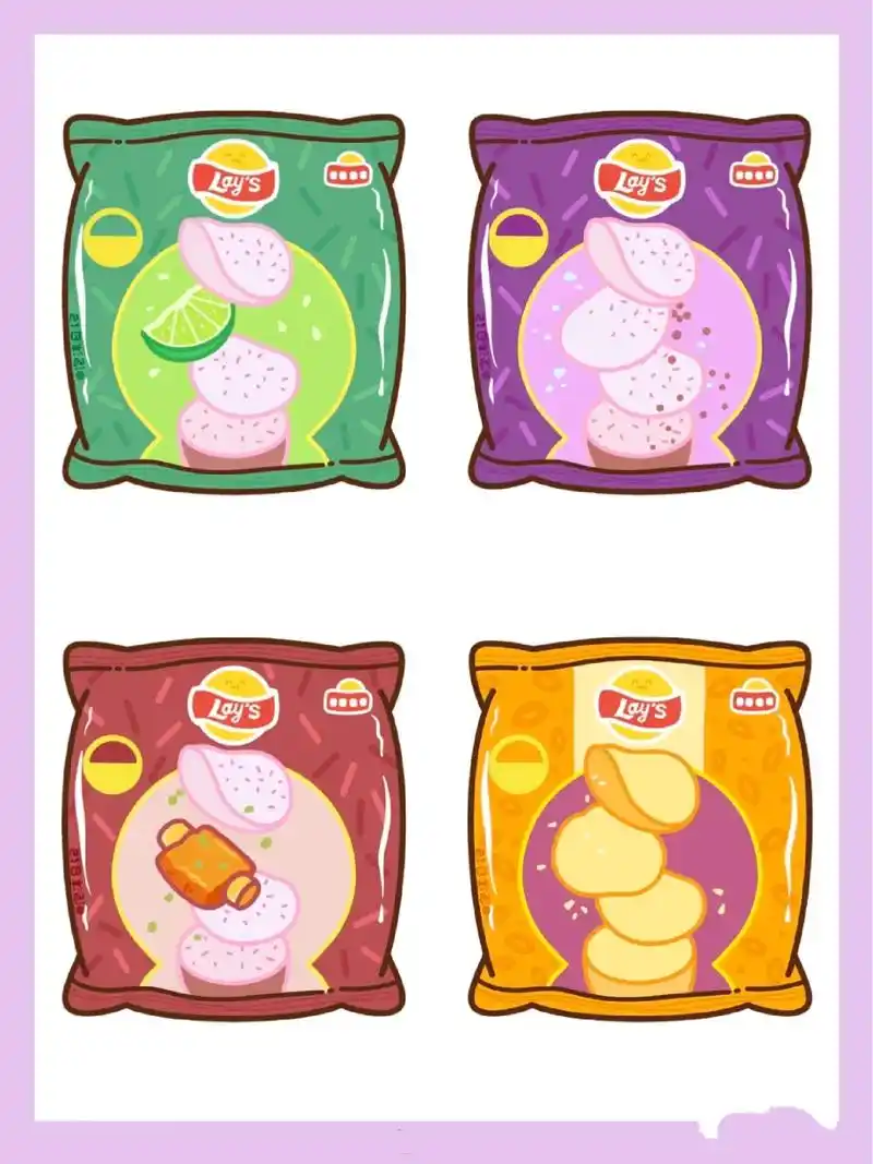 零食简笔画. 919191