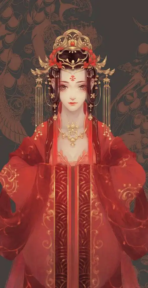 古风美图偏爱红色 一眼惊艳早知如此绊人心,当初何若莫相识.