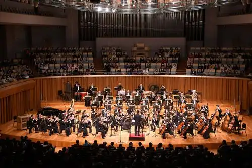 月26日中国交响乐团新年音乐会在京上演这是12月26日拍摄的音乐会现场