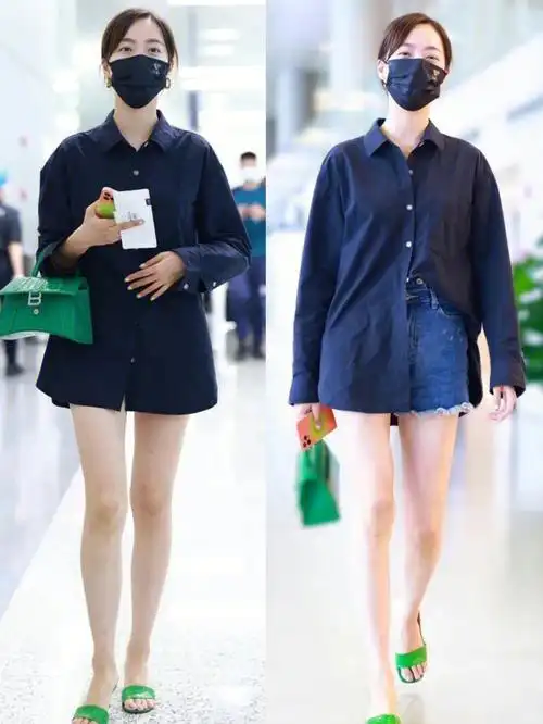 女明星近一周机场私服穿搭合集金晨刘浩存