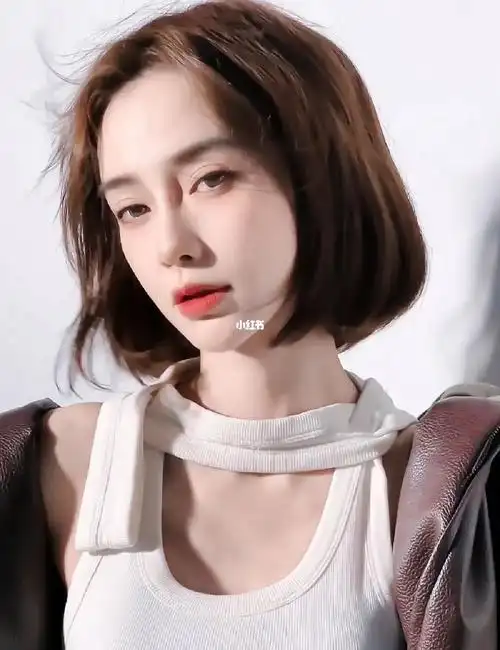 baby这个短发造型真的好米7515我为杨颖举大旗