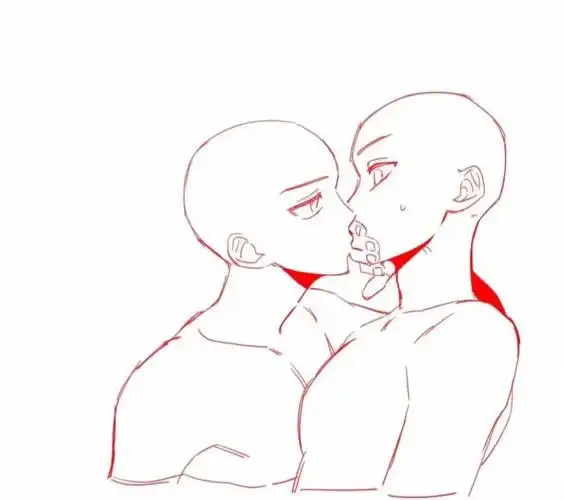 双人cp动态构图模板|绘画参考