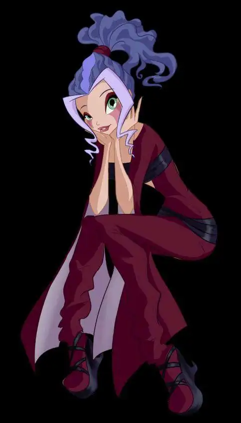 魔法俏佳人三巫组简笔画