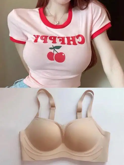 没谁了立体的杯型上胸穿上胸93型圆圆的hin好看果冻条的承托力不输