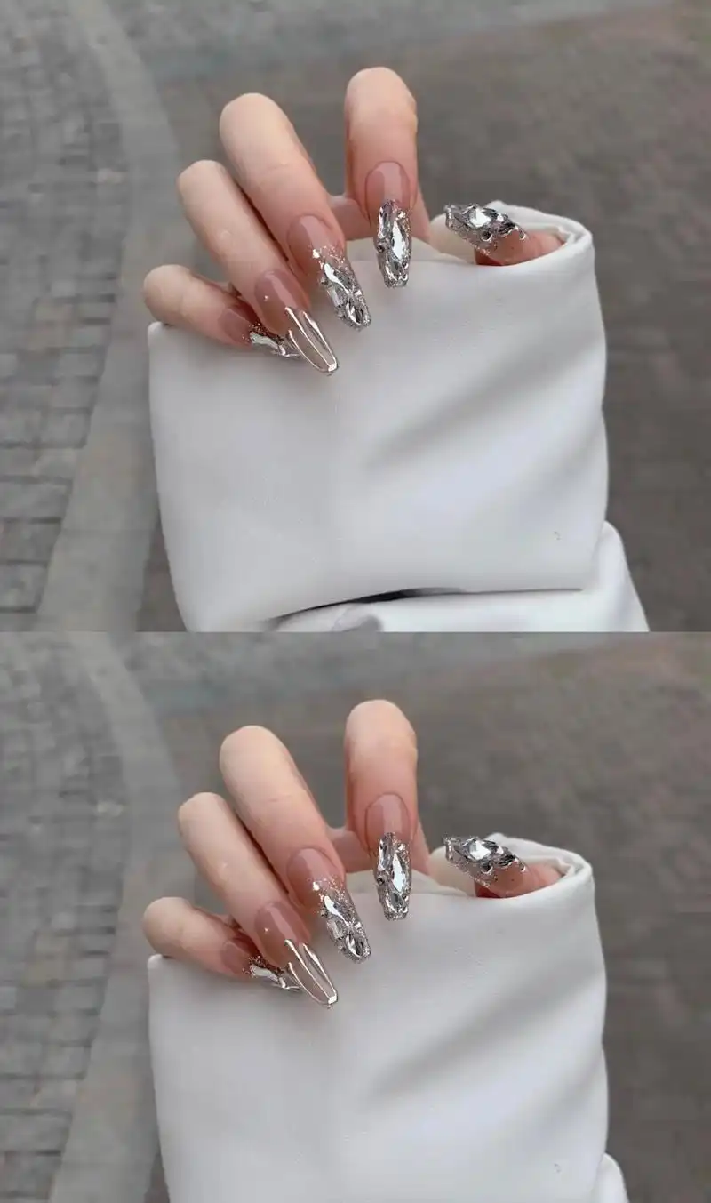 美甲图片 #美甲款式图片2021最火网红款 - 抖音