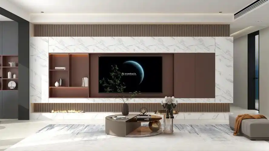 9款现代简约电视背景墙设计