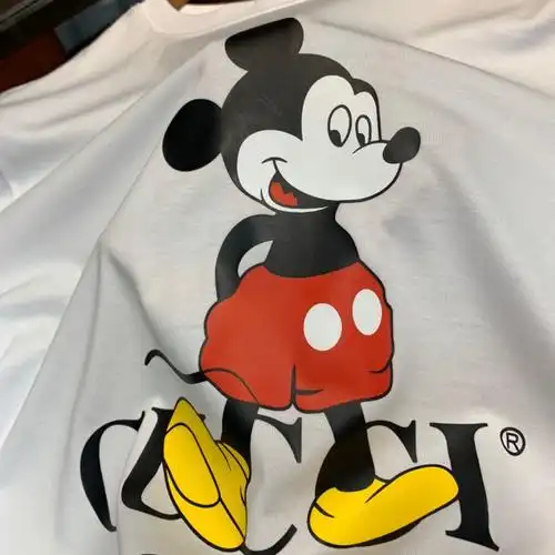 gucci古驰565806男士disneyxgucci超大造型t恤