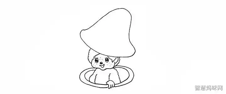 可爱的蒙奇奇简笔画教程