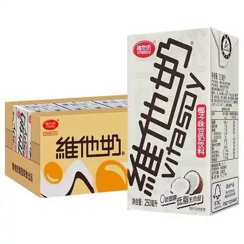 百亿补贴维他奶椰子味豆奶饮料250mlx24盒