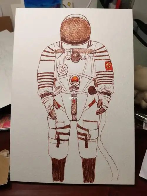 手绘航天服呀