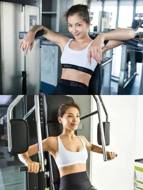 谁说刘亦菲穿衣不讲究?健身穿背心再套超短t恤,将露未露还挺撩