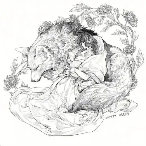 对于复杂的纹理有着十分"变态"的痴迷,故以变态线稿能力著称#藝術分享