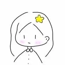 简笔画头像女生可爱萌有颜色