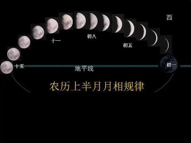 六年级科学下册《月相变化》