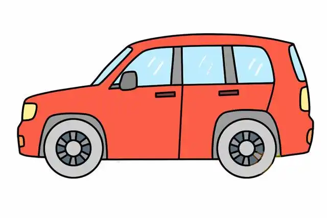 suv吉普车简笔画步骤画法步骤图片 中级简笔画教程-第1张