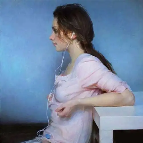 温度俄罗斯画家谢尔盖61马什尼科夫笔下柔美娴静的女性人体油画