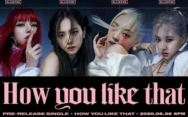 【blackpink】新单《how you like that》回归正面海报来了!四人四色!