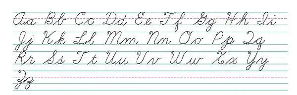 请问谁有英文的圆体字母表?有的,请用图回答.