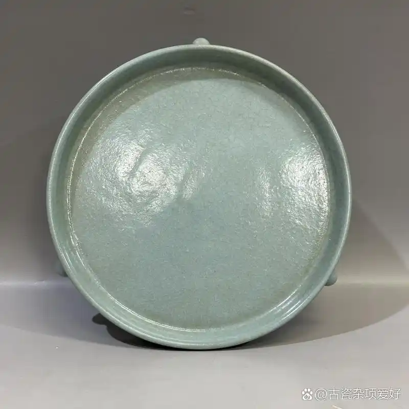 汝窑天青釉三足洗