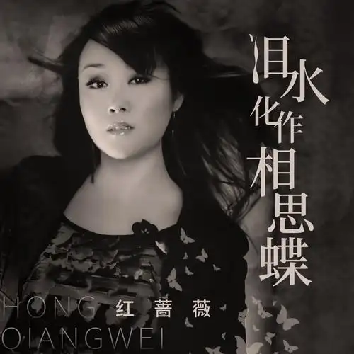 红蔷薇泪水化作相思蝶