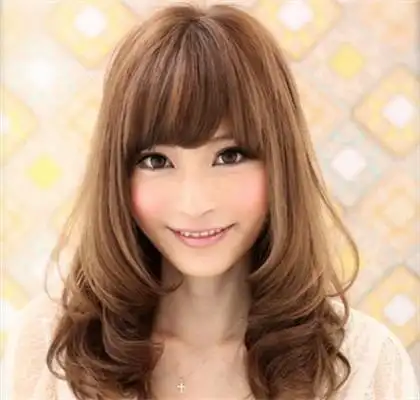 中长发大卷梨花头发型清新文艺之范儿最迷人