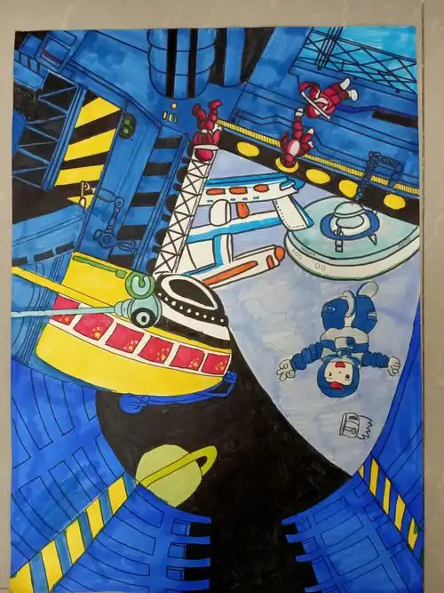 其它 科幻画获奖喜报 写美篇六年级二等奖六(10)班  范心诺