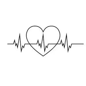 心跳曲线图图片-心跳曲线图素材-心跳曲线图插画-摄图新视界