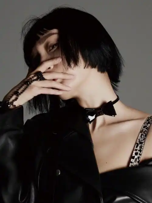 超a的短发造型 眼线才是灵魂