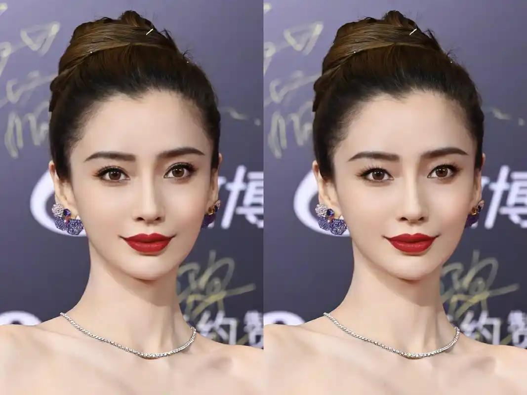 糖糖单眼皮双眼皮都太美了吧!绝了!差别不大. 关晓彤也是!