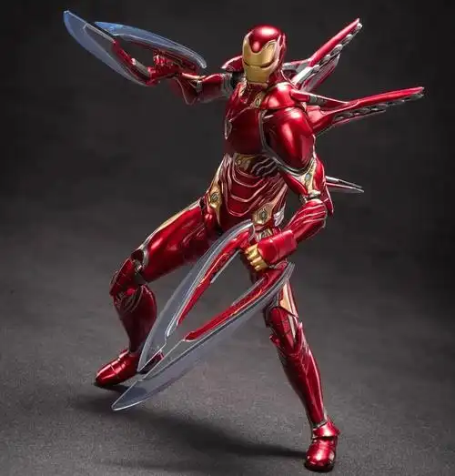 钢铁侠手办合金可动mk50手办模型复仇者联盟3人偶可动摆件玩具马克85