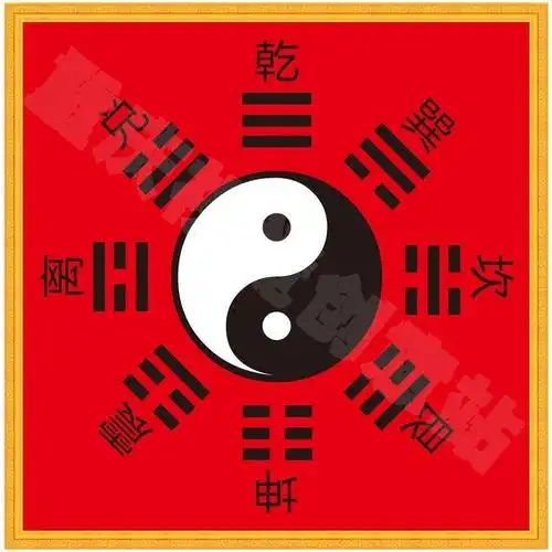 太极八卦图文化室外开光工艺品镇旺宅油画画布辟邪现代装饰画