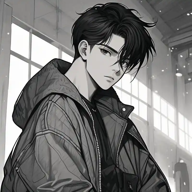 黑白素描风格,简约又不失帅气,适合喜欢低调又个性的你.