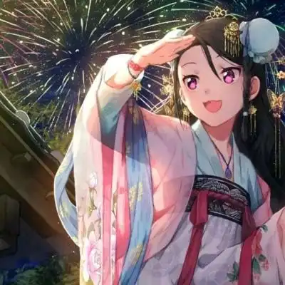 烟花?系列自制女头_微信头像_我要个性网