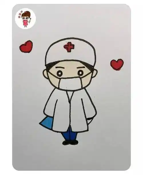 幼儿园医生图画简笔画